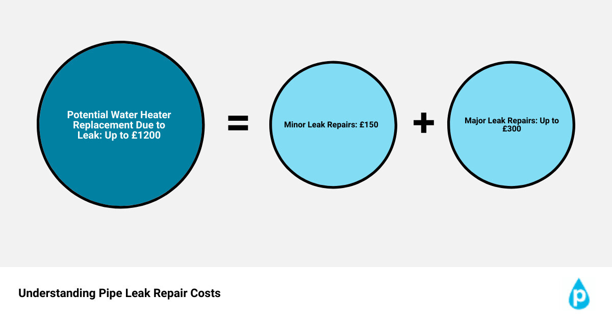 Cost breakdown of fixing pipe leaks - cost to fix pipe leak infographic sum_of_parts Cost breakdown of fixing pipe leaks - cost to fix pipe leak infographic sum_of_parts