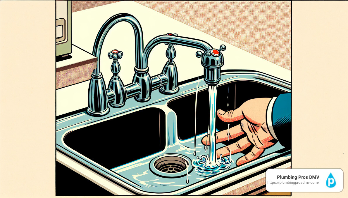 Compression faucet - leaky faucet