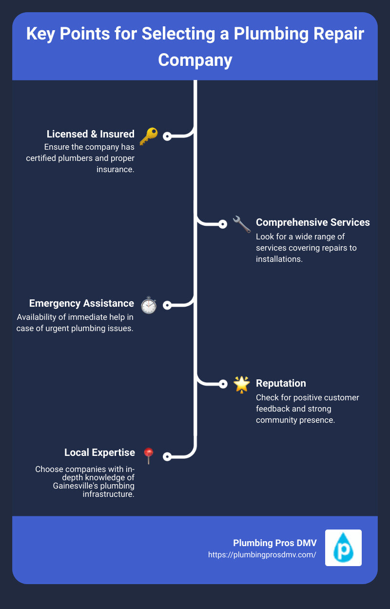 Characteristics of reliable plumbing services - plumbing repair companies Gainesville, VA infographic infographic-line-5-steps Characteristics of reliable plumbing services - plumbing repair companies Gainesville, VA infographic infographic-line-5-steps