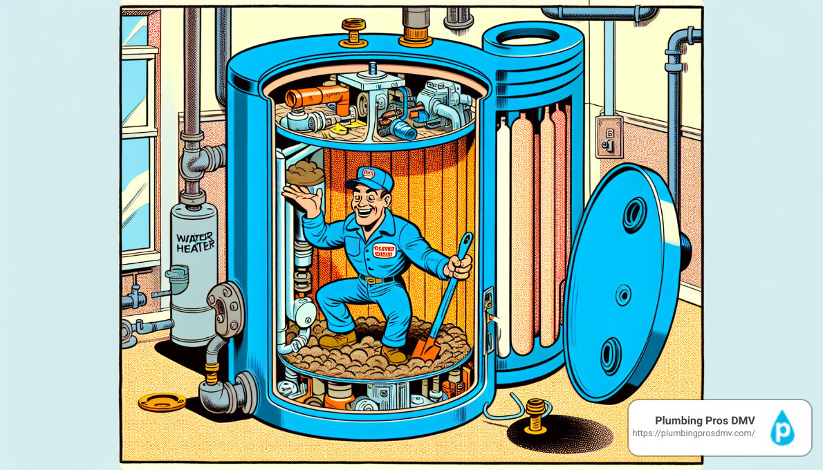 Inside a water heater - water heater repair service Inside a water heater - water heater repair service